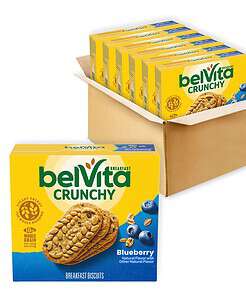 Belvita Blueberry Breakfast Biscuits, 6 Boxes of 5 Packs