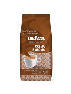 Lavazza Italian Crema E Aroma Whole Bean Coffee Blend, Medium Roast, 2.2-Pound Bag