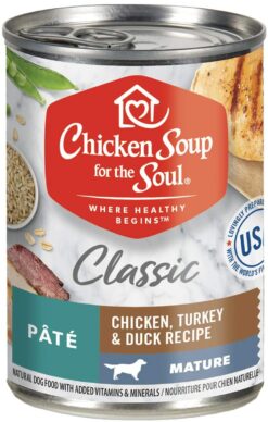Chicken Soup for The Soul Pet Food - Classic Wet Dog FoodSoy Free, Corn Free, Wheat Free | Dry Dog Food Made with Real Ingredients No Artificial Flavors or Preservatives
