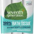 Seventh Generation White Toilet Paper 2-Ply, 24 Count, 240 Sheets, 2 Pack
