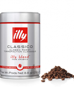 lly Classico Whole Bean Coffee, Medium Roast, Classic Roast with Notes Of Caramel, 8.8 Ounce Can (Pack of 1)