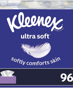 Kleenex Ultra Soft Facial Tissues, 8 Flat Boxes, 120 Tissues per Box