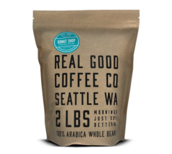 Real Good Coffee Company - Whole Bean Coffee - Donut Shop Medium Roast