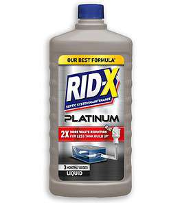 Rid-X Platinum Septic System Maintenance, Liquid, 24 Fl Oz