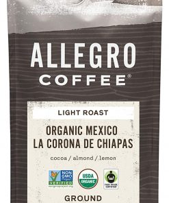 Allegro Coffee, Organic Mexico Light Roast Ground Coffee, 12 oz