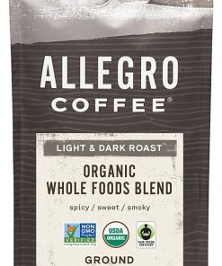 Allegro Coffee Organic Whole Foods Blend Ground Coffee, 12 oz