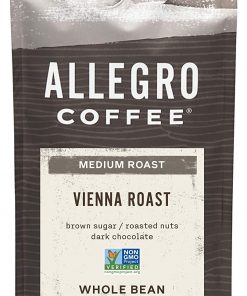 Allegro Coffee Vienna Roast Whole Bean Coffee, 12 oz