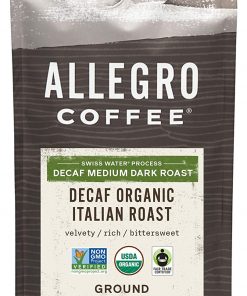 Allegro Coffee Decaf Organic Italian Roast Ground Coffee, 12 oz