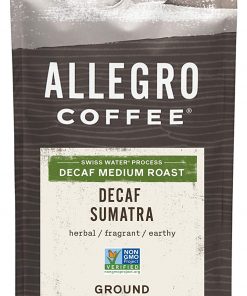Allegro Coffee Decaf Sumatra Ground Coffee, 12 oz