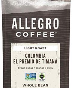 Allegro Coffee Colombia Whole Bean Coffee, 12 oz