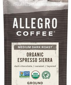 Allegro Coffee Organic Espresso Sierra Ground Coffee, 12 oz.