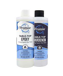 Pro Marine Clear Table Top Epoxy Resin (16-Ounce Kit)
