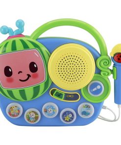eKids Cocomelon Toy Singalong Boombox with Microphone