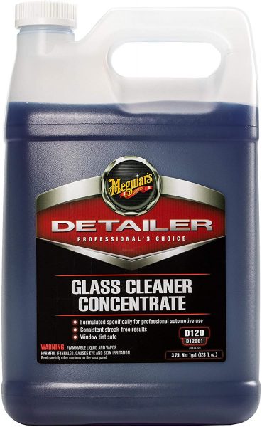 Meguiar’s Glass Cleaner Concentrate – Car Window Cleaner for a Crystal Clear View – D12001, 1 gal
