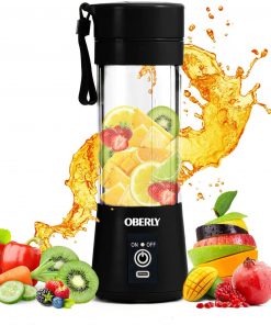 Portable Blender for Shakes and Smoothies, OBERLY Personal Blender for Protein, 13oz Travel Cup