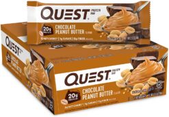 Quest Nutrition Chocolate Peanut Butter Bars, Chocolate Peanut Butter - 12 Count