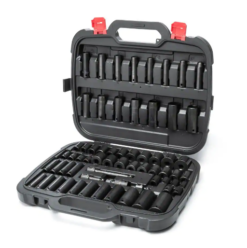 1/2 in. Drive SAE/Metric Impact Socket Set (64-Piece)