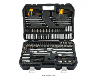 1/4 in., 3/8 in., and 1/2 in. Drive Polished Chrome Mechanics Tool Set (200-Piece)
