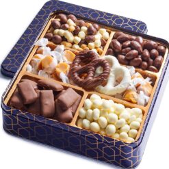 Hazel & Creme Chocolate Gift Basket - Food Gift Box - Easter, Gourmet Gift for Holiday
