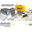 DEWALT DWMT73802 1/4 in. x 3/8 in. Drive Polished Chrome Mechanics Tool Set (142-Piece)