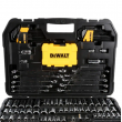 DEWALT DWMT73802 1/4 in. x 3/8 in. Drive Polished Chrome Mechanics Tool Set (142-Piece)