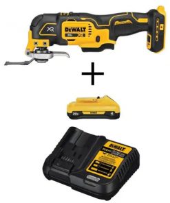 20-Volt MAX XR Cordless Brushless 3-Speed Oscillating Multi-Tool with (1) 20-Volt 4.0Ah Battery & Charger