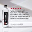 Essentia Bottled Water, 1 Liter, Pack of 12 Bottles; 99.9% Pure
