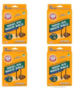 Arm & Hammer Swivel Bin Waste Bags 80ct (4 x 20ct)