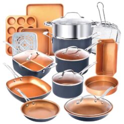 Gotham Steel 20-Piece Cookware and Bakeware Set in Graphite