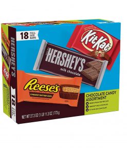 HERSHEY'S, KIT KAT and REESE'S Assorted Milk Chocolate Candy, Easter Gift, 27.3 oz