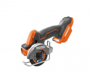 RIDGID R87547B 18V SubCompact Brushless Cordless 3 in. Multi-Material Saw (Tool Only) with (3) Cutting Wheels