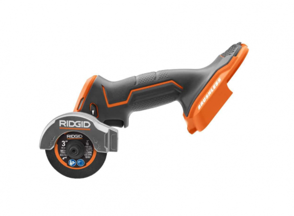 RIDGID R87547B 18V SubCompact Brushless Cordless 3 in. Multi-Material Saw (Tool Only) with (3) Cutting Wheels