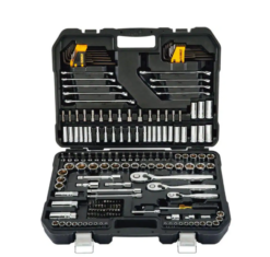 DEWALT DWMT75000 1/4 in., 3/8 in., and 1/2 in. Drive Polished Chrome Mechanics Tool Set (200-Piece)