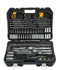 DEWALT DWMT75000 1/4 in., 3/8 in., and 1/2 in. Drive Polished Chrome Mechanics Tool Set (200-Piece)