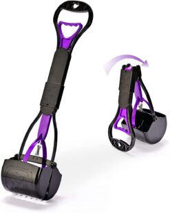 Yeuca Dog Pooper Scooper Long Handle Easy to Picker Upper Pet-Waste