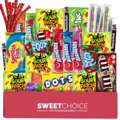 Bite Sized Candy Gift box Care Package - (50 count) Easter 2022 A Sampler of Skittles