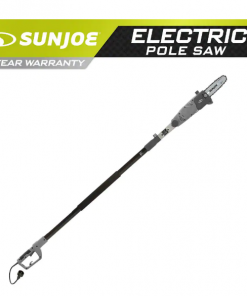 Sun Joe SWJ802E-GRY 8 in. 6.5 Amp Multi-Angle Telescopic Electric Pole Saw, Gray