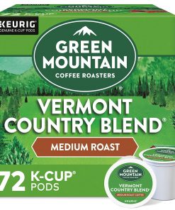 Green Mountain Coffee Roasters Vermont Country Blend, Single-Serve Keurig K-Cup Pods, Medium Roast Coffee, 12 Count, 6 Pack
