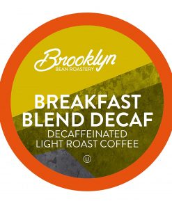 Brooklyn Beans Decaf Coffee Pods, Breakfast Blend, Compatible with 2.0 Keurig Coffee Pods K Cup Brewers, 40 Count
