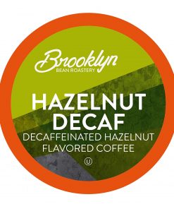 Brooklyn Beans Coffee Pods, Hazelnut Decaf, Compatible with 2.0 Keurig Coffee Pods K Cup Brewers, 40 Count