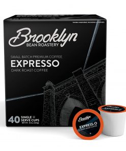 Brooklyn Beans Express-O Gourmet Coffee Pods, Compatible with 2.0 Keurig K Cup Brewers, 40 Count
