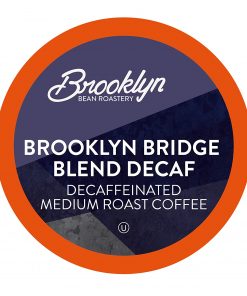 Brooklyn Beans Brooklyn Bridge Decaf Coffee Pods, Compatible with 2.0 Keurig Coffee Pods K Cup Brewers, 40 Count