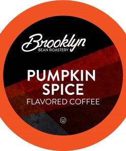 Brooklyn Beans Roastery Coffee Pods, Fall Flavored Pumpkin Spice, Compatible with 2.0 Keurig Coffee Pods K Cup Brewers, 40 Count