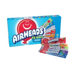 Airheads Candy Bars, Variety Bulk Box, Chewy Full Size Fruit Taffy, Back to School for Kids, Non Melting, Party, 72 Count