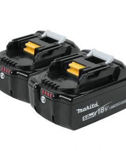 Makita BL1850B-2 18-Volt LXT Lithium-Ion High Capacity Battery Pack 5.0 Ah with LED Charge Level Indicator (2-Pack)