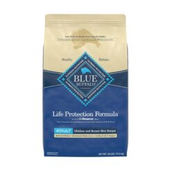 Blue Buffalo Life Protection Formula Natural Adult Dry Dog Food, Chicken and Brown Rice 30-lb