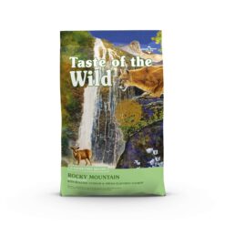 Taste of the Wild Rocky Mountain Grain-Free with Roasted Venison & Smoke-Flavored Salmon Dry Cat Food, 14 lbs.