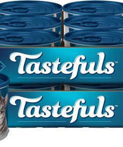 Blue Buffalo Tastefuls Tuna Entrée in Gravy Flaked Wet Cat Food, 3 Oz, Case of 24