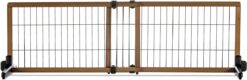 Carlson Pet Products Design Studio Freestanding Extra Wide Pet Gate, 20-in,