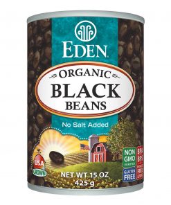 Eden Organic Black Beans, 15 oz Can (12-Pack Case).,